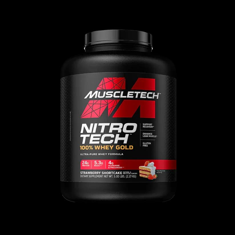 پروتئین نیتروتک وی گلد ماسل‌تک 2.27 کیلوگرم (NitroTech Whey Gold MuscleTech)