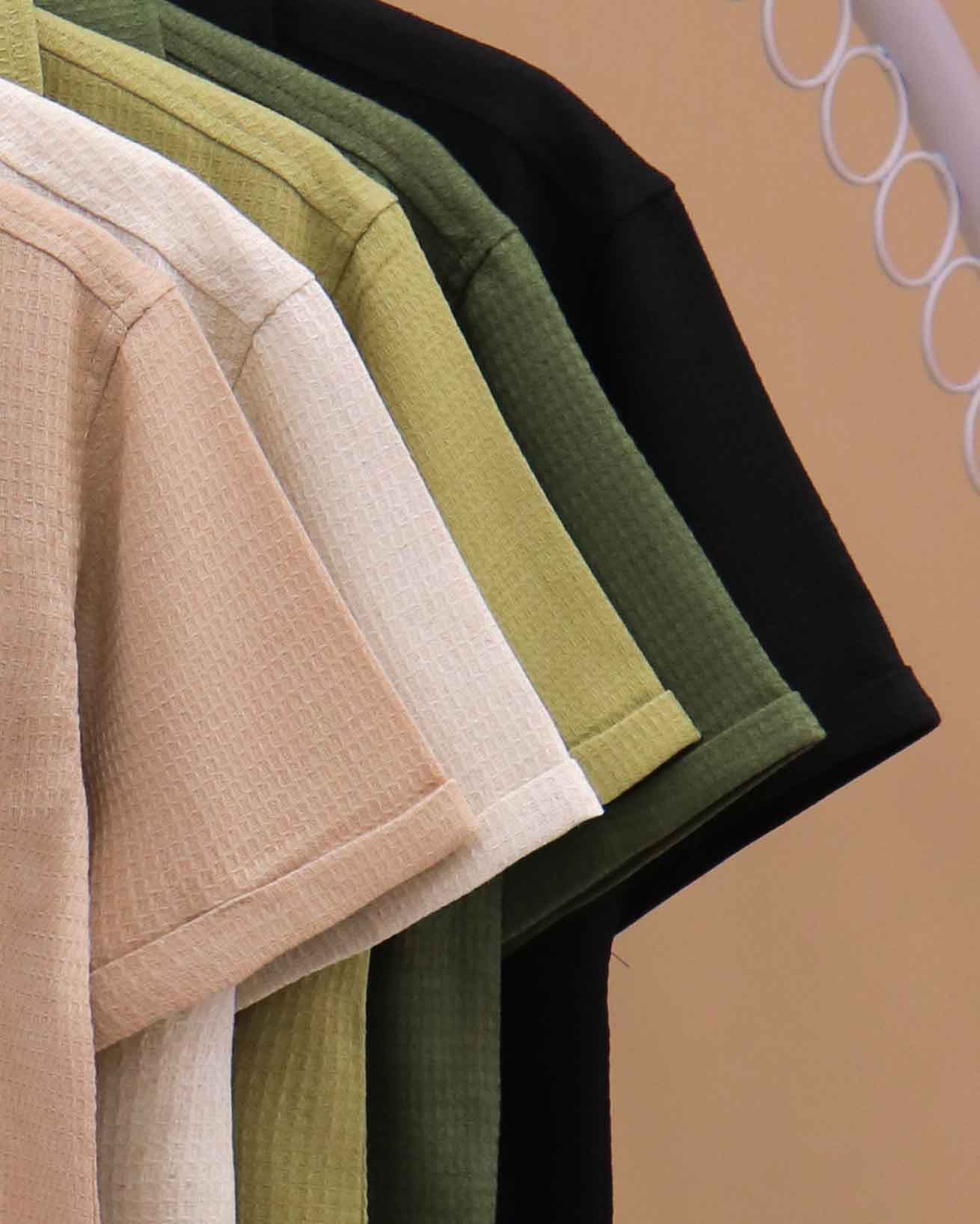 شومیز مردانه لینن ژاکارد Linen CFCS — تصویر ۴
