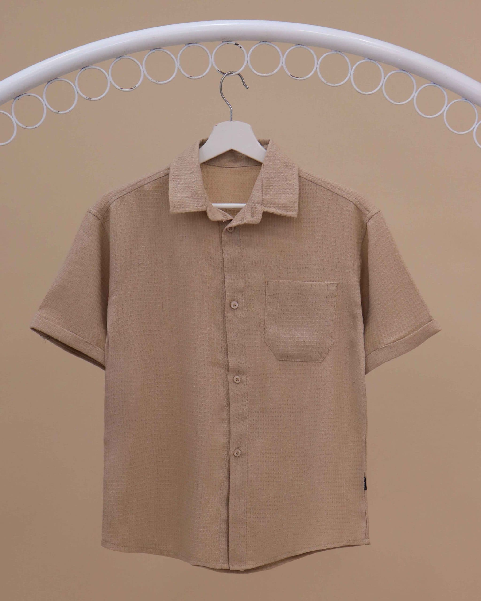 شومیز مردانه لینن ژاکارد Linen CFCS — تصویر ۶