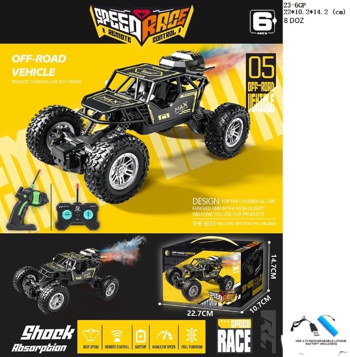 ماشین کنترلی آفرود دودزا Rock Crawler شارژی