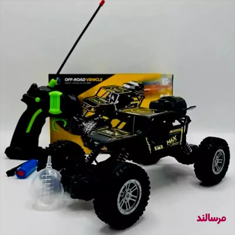 ماشین کنترلی آفرود دودزا Rock Crawler شارژی — تصویر ۴