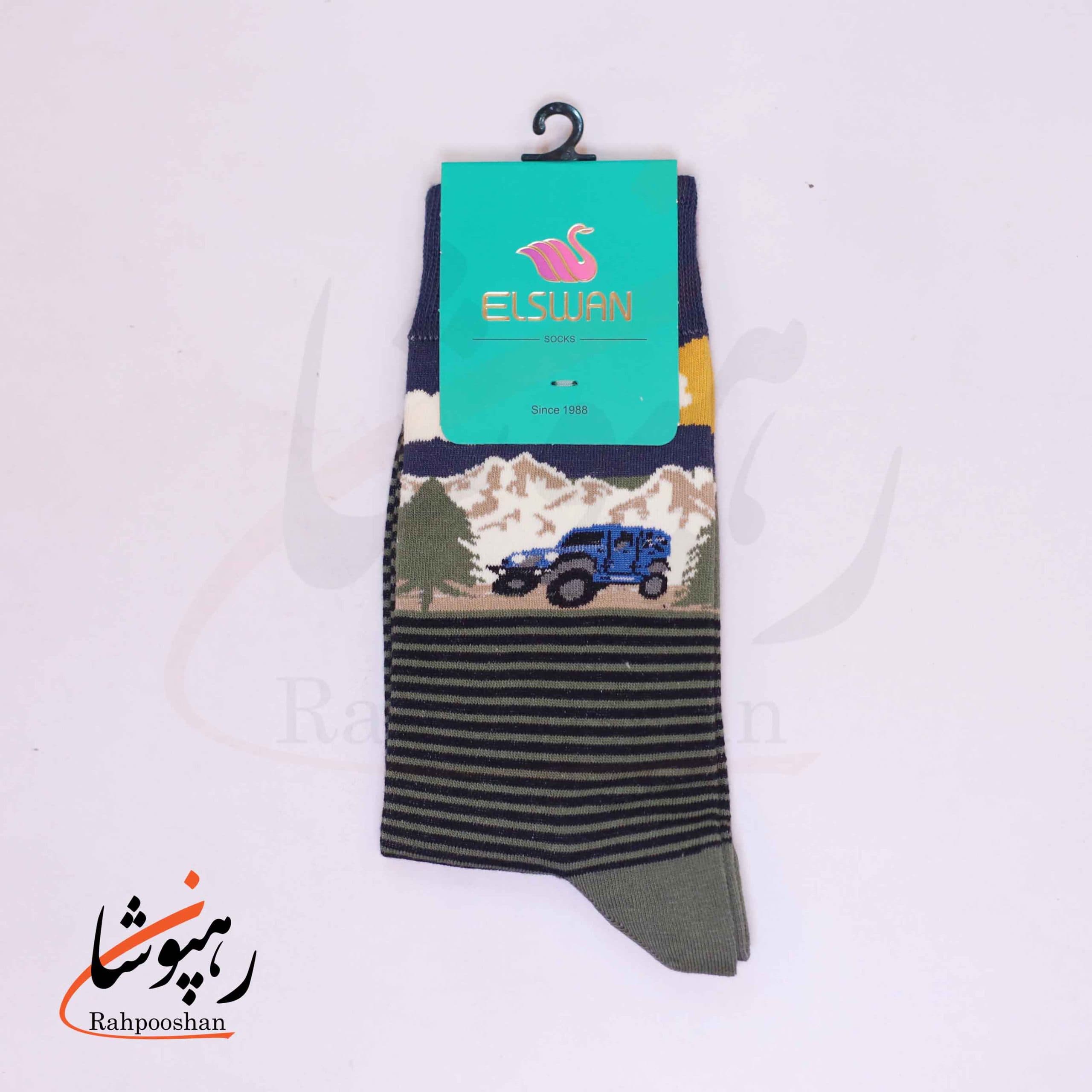 جوراب ساق‌دار طرح ماجرای کوهستانی السوان (ELSWAN)