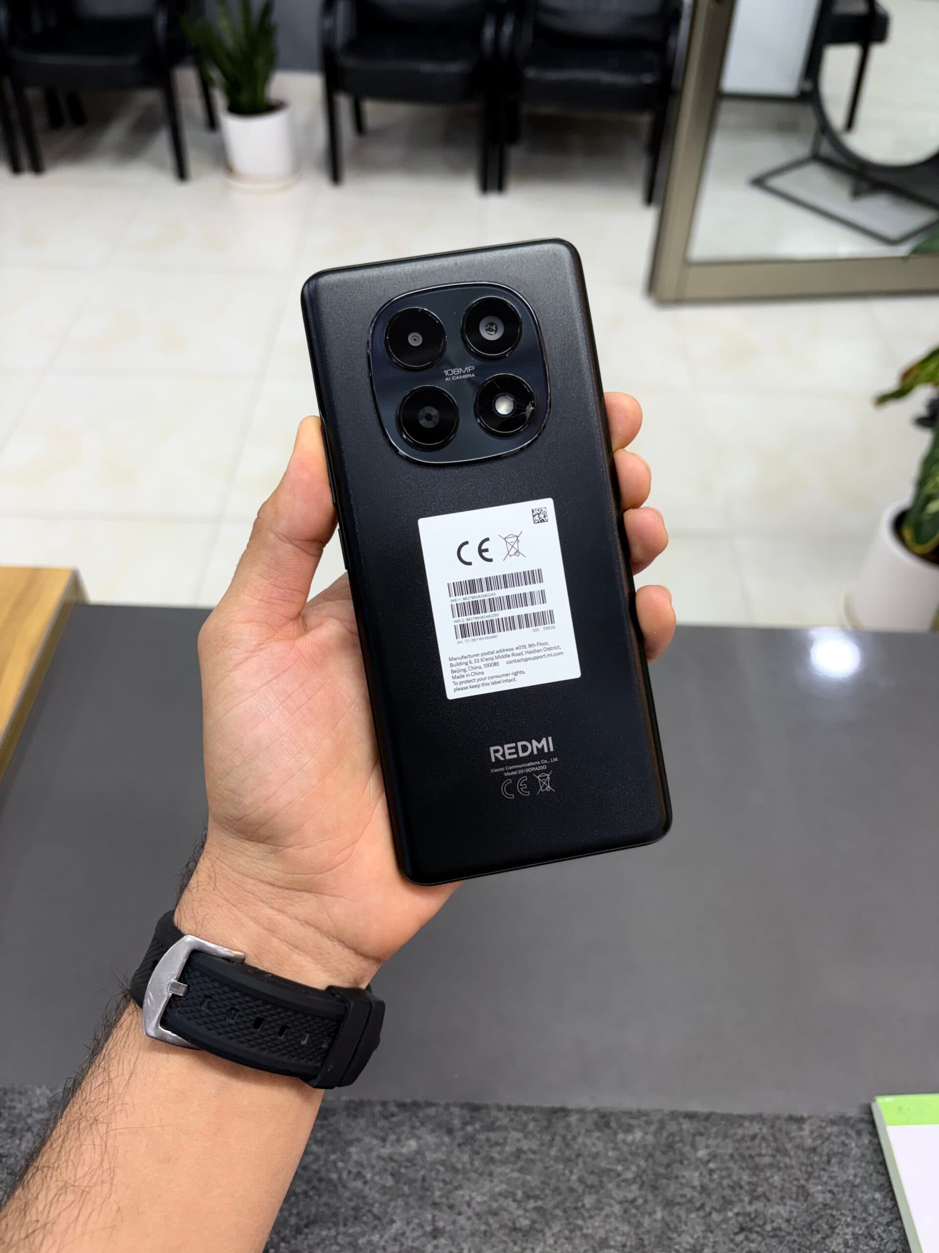گوشی موبايل شیائومی / مدل Redmi Note 15 / 4G / ظرفیت 256 گیگابایت / رم 8 گیگابایت / کارکرده — تصویر ۸