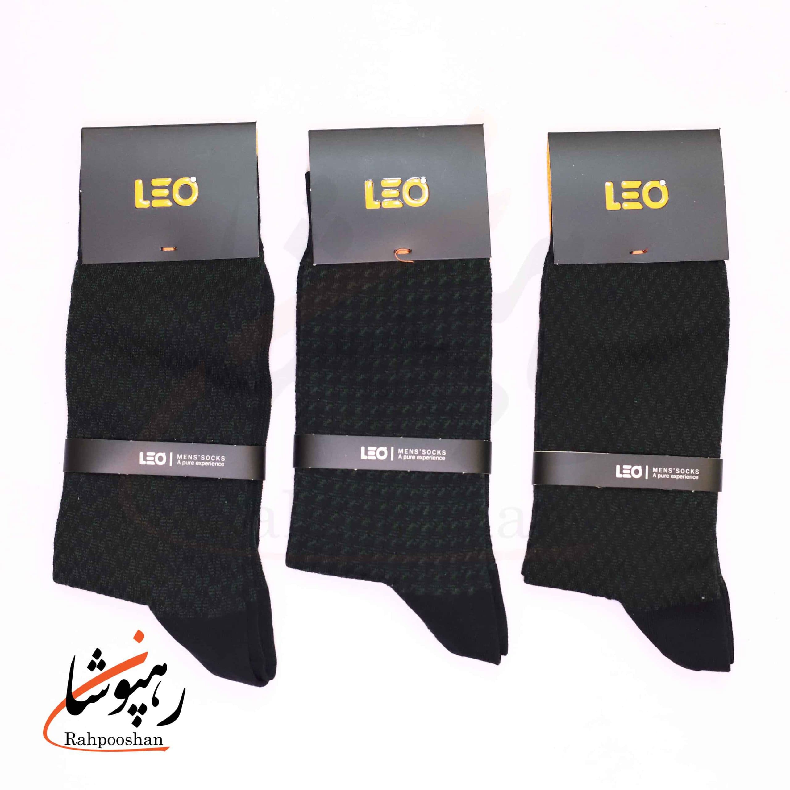 جوراب ساقدار دوفس طلایی و سبز لئو LEO (پک 6 عددی)(150) — تصویر ۲