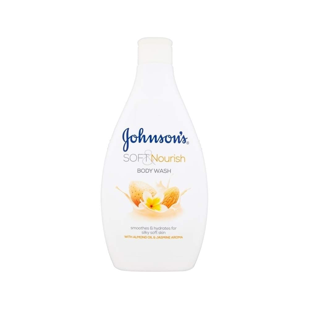 شامپو بدن جانسون مرطوبکننده و نرمکننده پوست بادام و شیر (J)ohnson’s Almond Oil & Milk Body Lotion