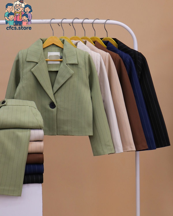 کت کراپ شلوار دیپلمات CFCS