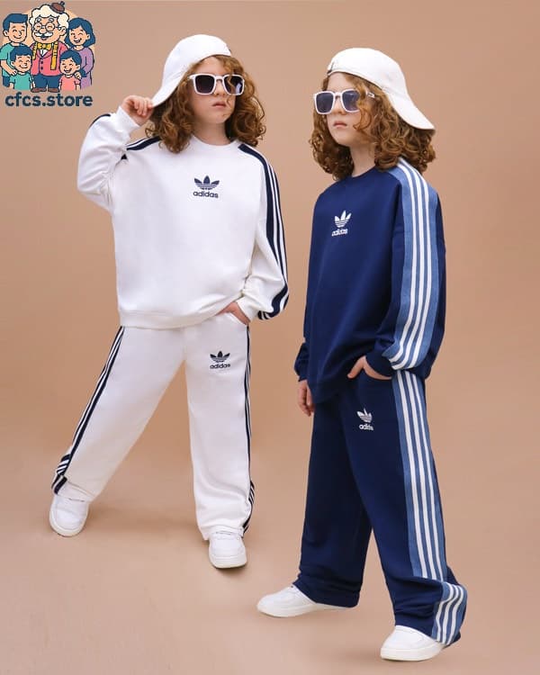 بلوز شلوار آستین رگلان CFCS adidas jeans