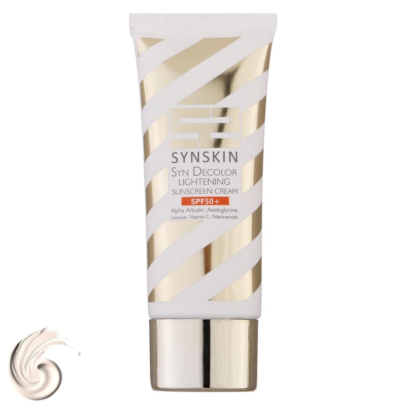 ژل کرم ضد آفتاب بدون رنگ ساین اسکین SPF50 مدل Decolor محافظ UVA ،UVB، روشن‌کننده، مناسب انواع پوست حجم 40 میلی‌لیتر