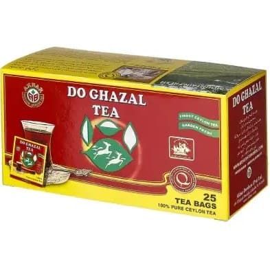 چای تی بگ دوغزال ساده 25 عددی