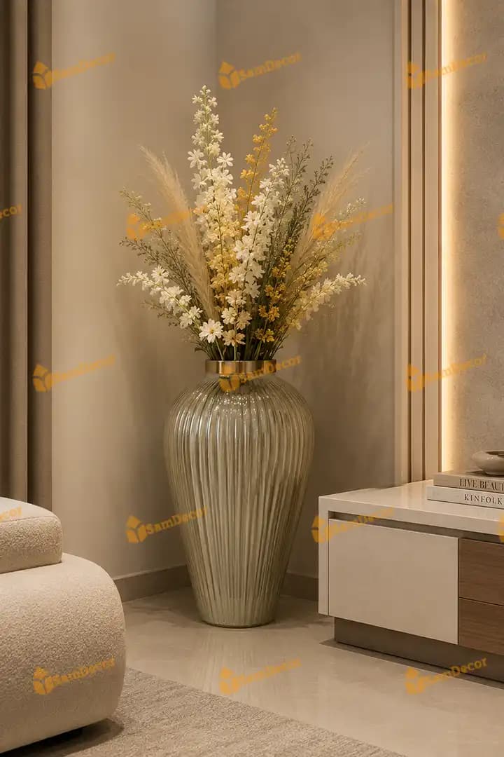 گلدان شیشه ای سایز بزرگ — تصویر ۴