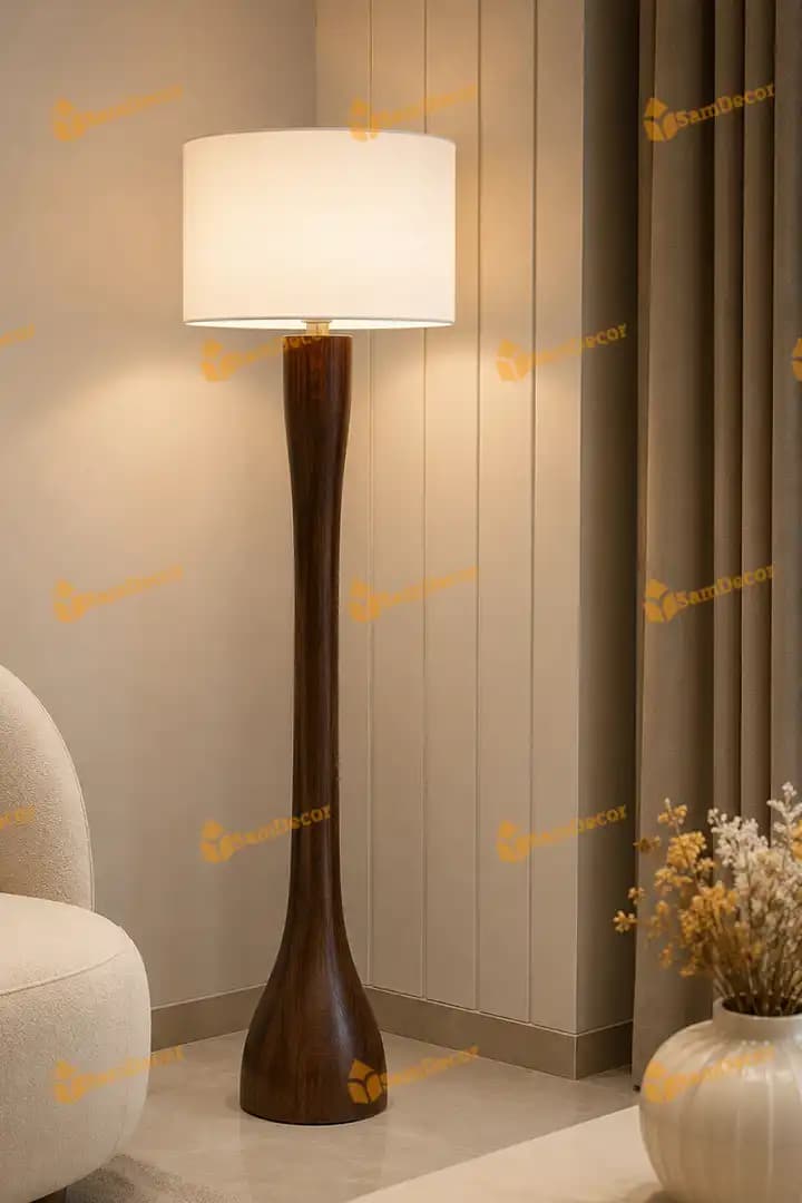 آباژور ایستاده چوبی کلاسیک