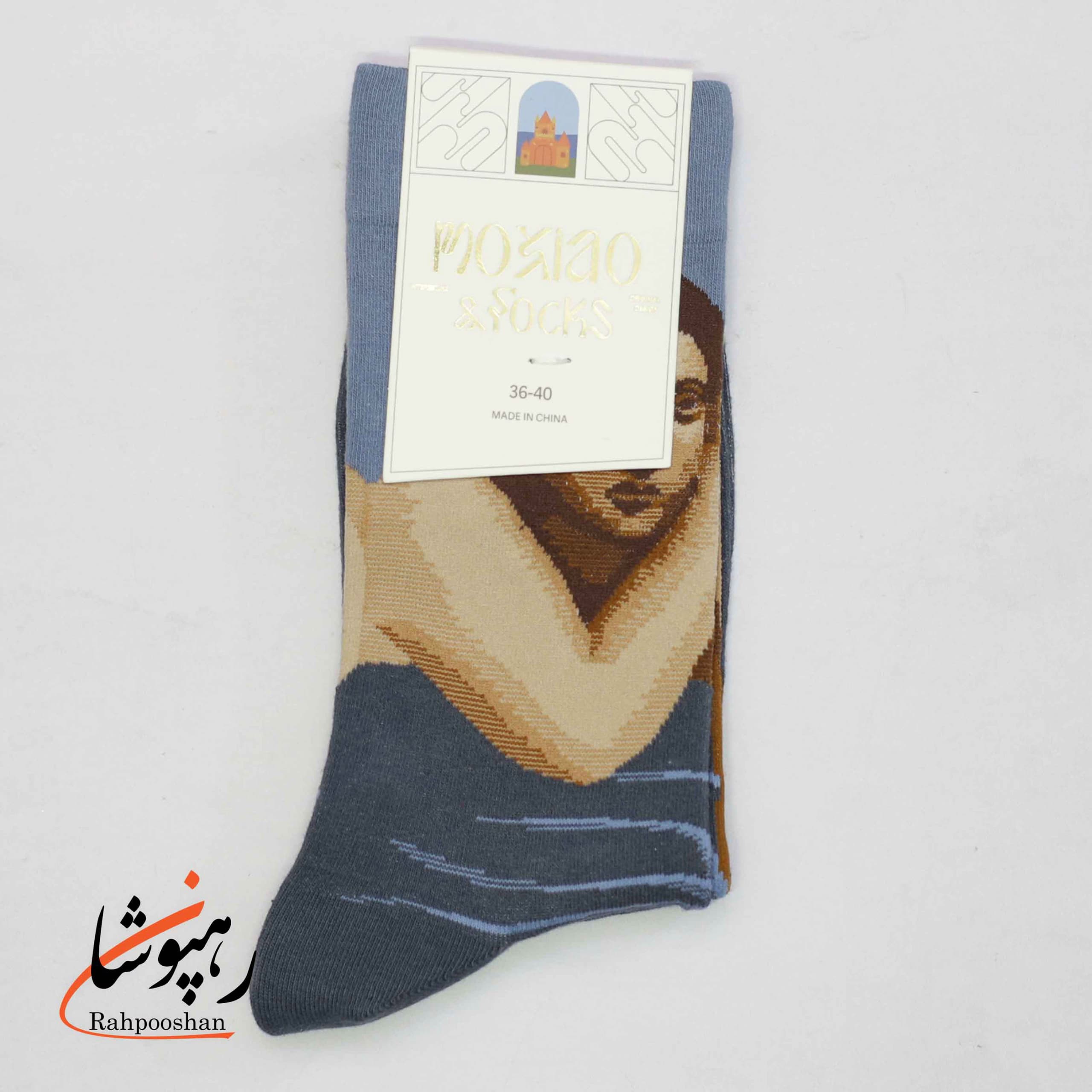 جوراب ساقدار موکسیائو (MOXIAO) طرح بانوی کلاسیک — تصویر ۲