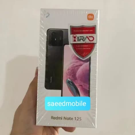 شیائومی Redmi Note 12S /حافظه 256 گیگابایت/ رام 8 گیگابایت/ در حد نو — تصویر ۳