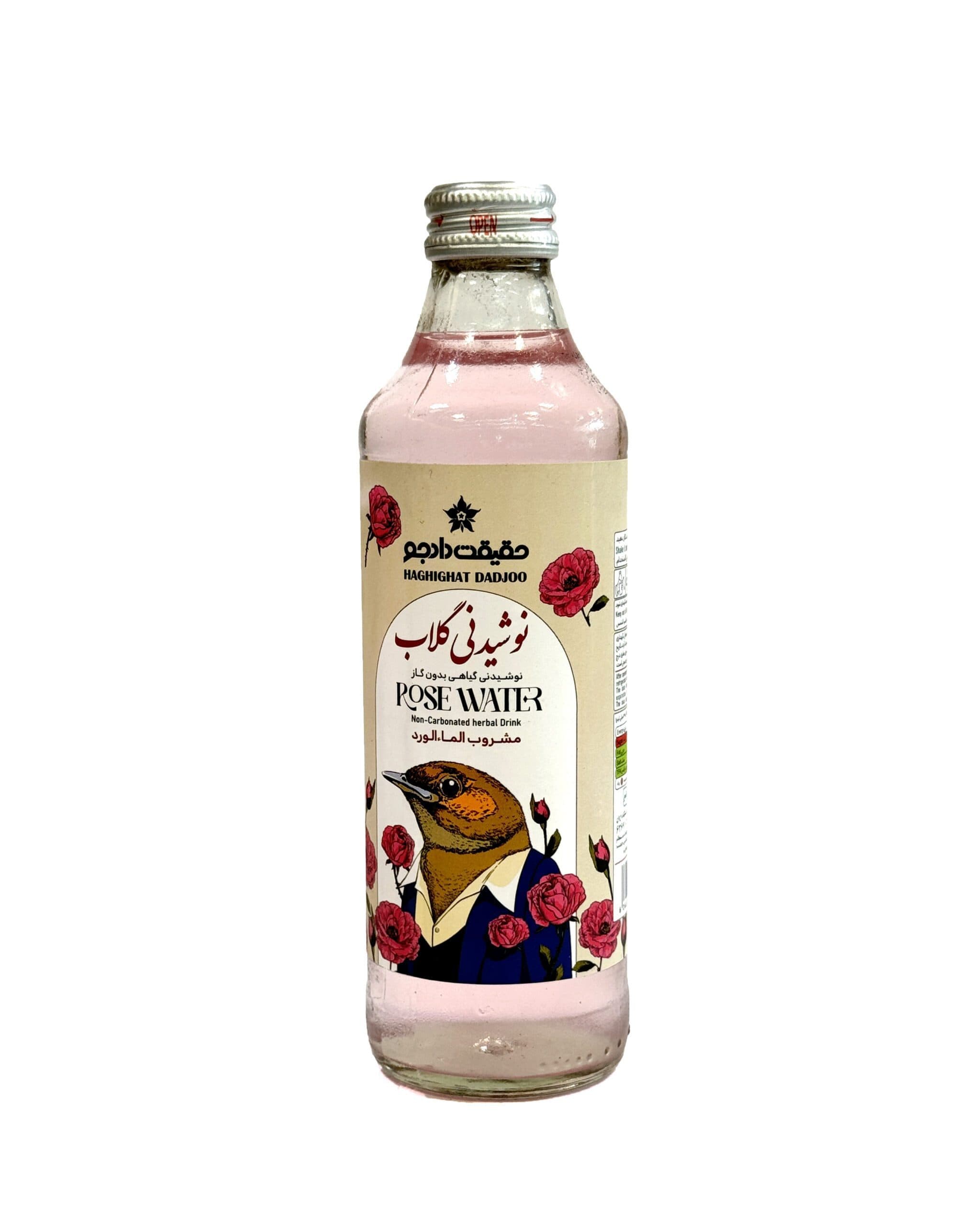 نوشیدنی گیاهی بدون گاز گلاب