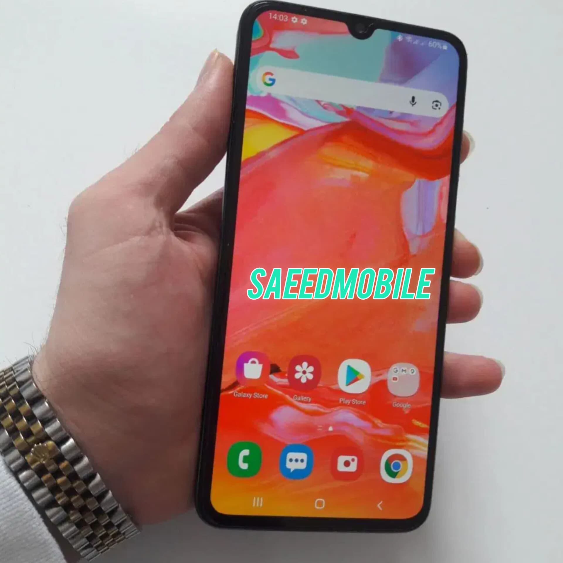 سامسونگ Galaxy A70 / مشکی / حافظه 128 گیگابایت/ رام 6 گیگابایت/ در حد نو — تصویر ۵