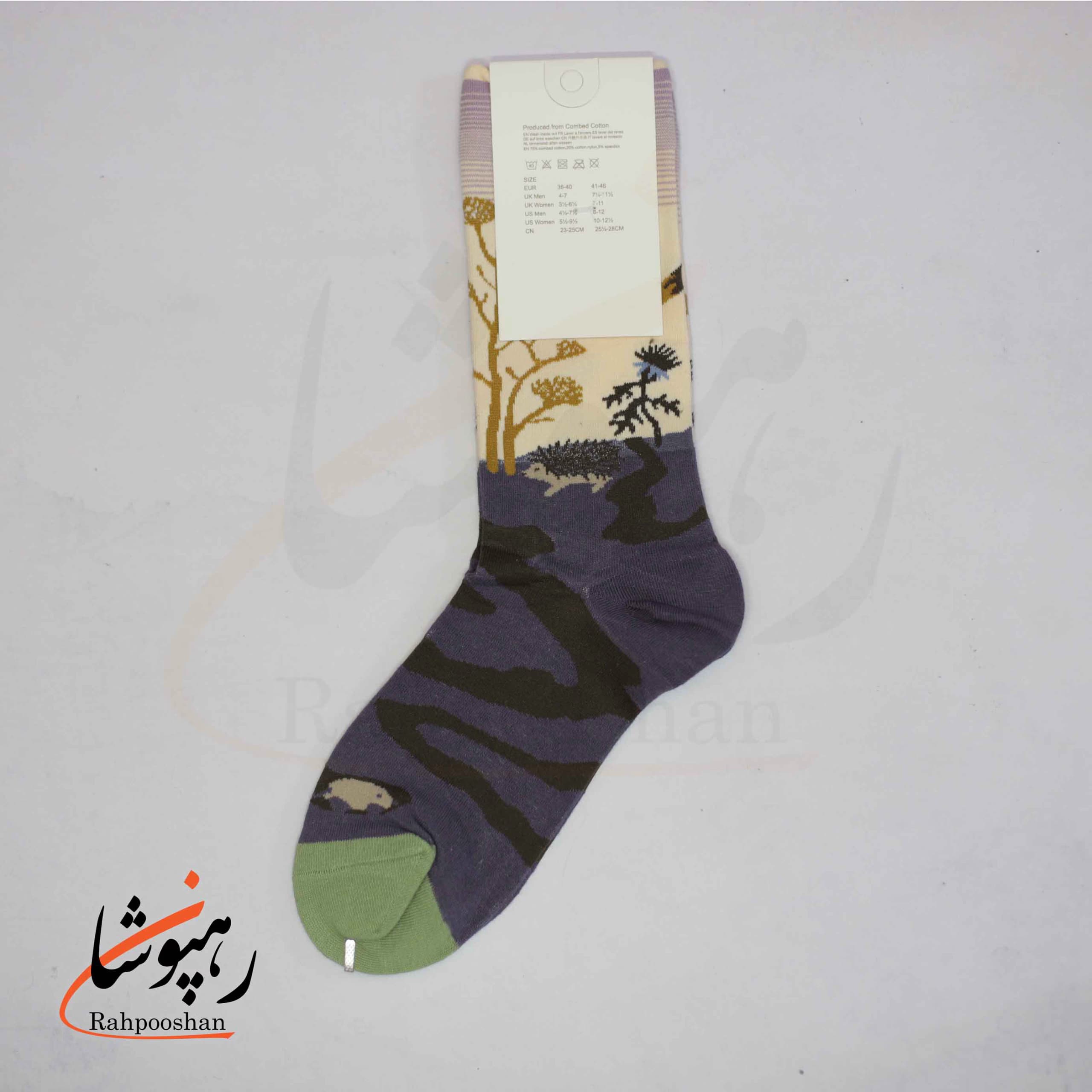 جوراب ساقدار موکسیائو (MOXIAO) طرح خانه موش کور — تصویر ۴