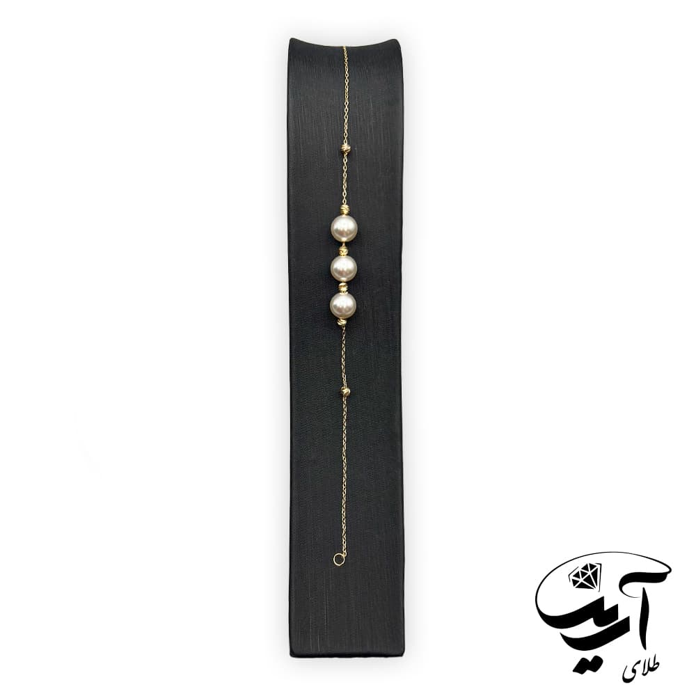 دستبند طلا و مروارید