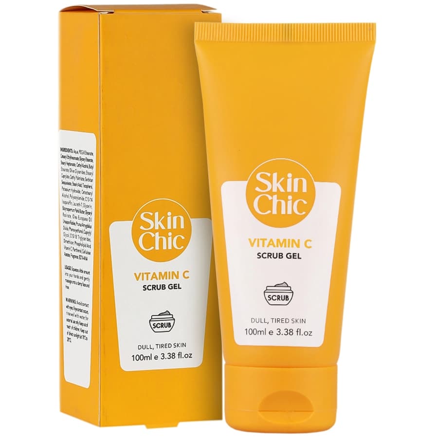 ژل اسکراب بدن ویتامین سی اسکین شیک Vitamin C Scrub Gel Skin Chic