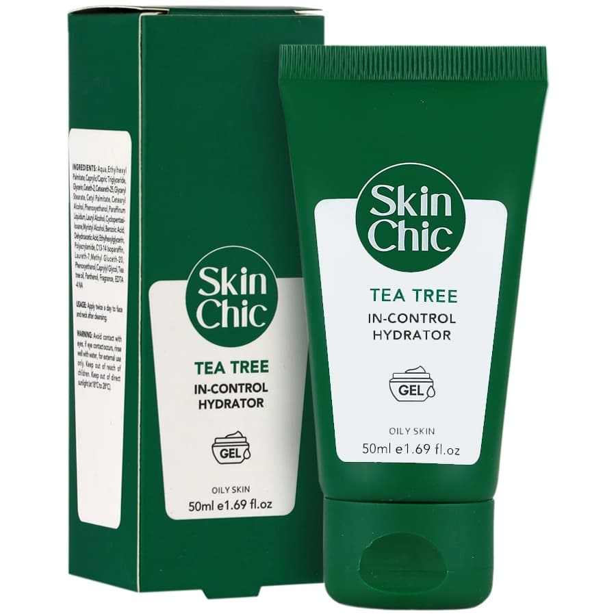ژل کرم آبرسان عصاره درخت چای اسکین شیک Tea Tree In Control Hydrator Skin Chic