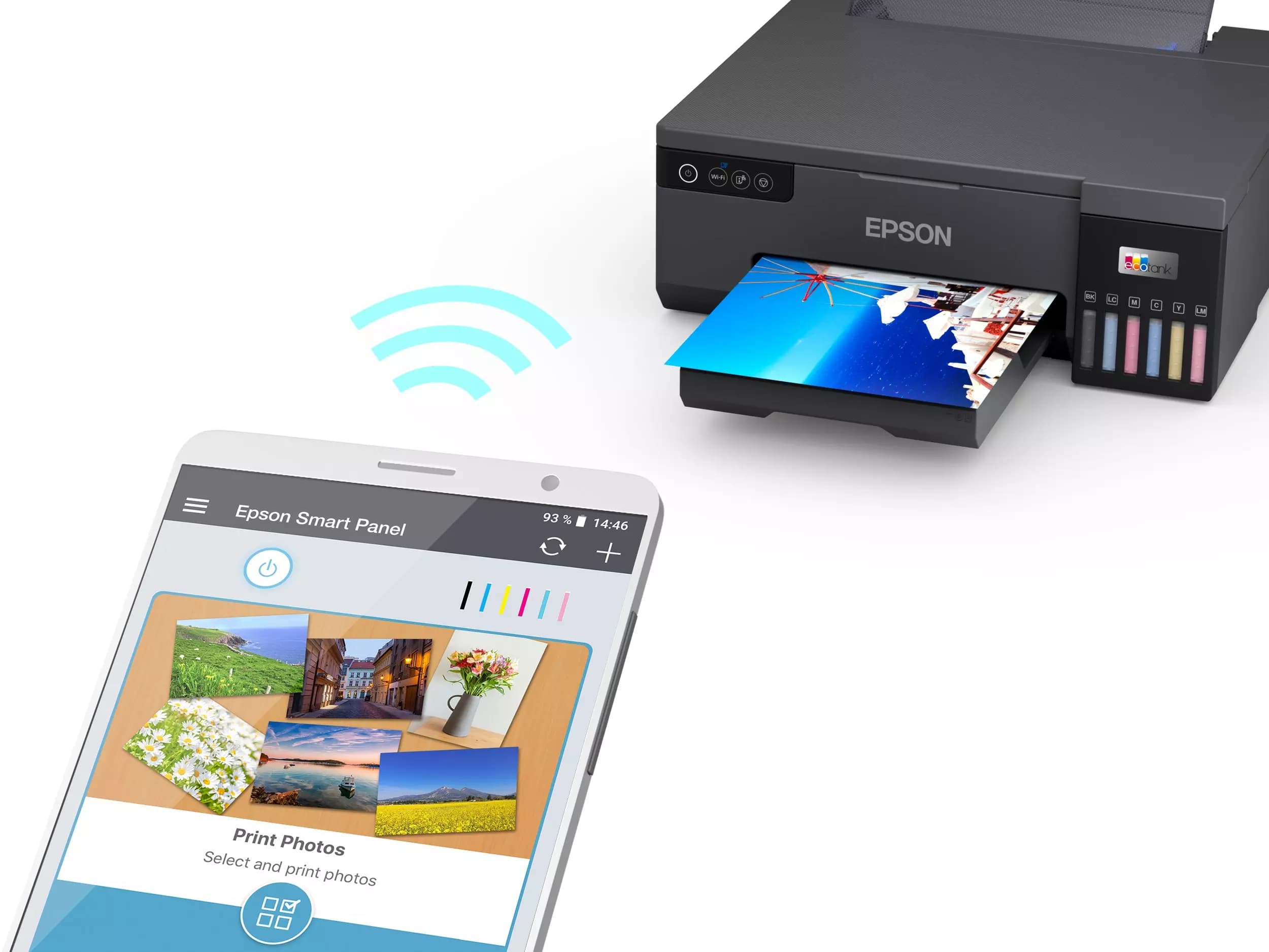 پرینتر رنگی فتو اپسون EPSON L8050 — تصویر ۲