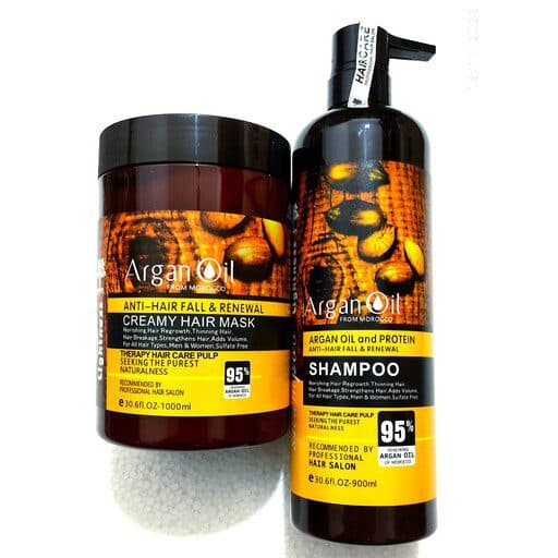 شامپو و ماسک مو لایتنس آرگان بدون سولفات اسلواکی lightness-argan-oil-shampoo-mask