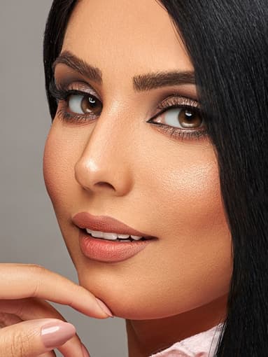 لنز رنگی دهب هازل Dahab hazel — تصویر ۳