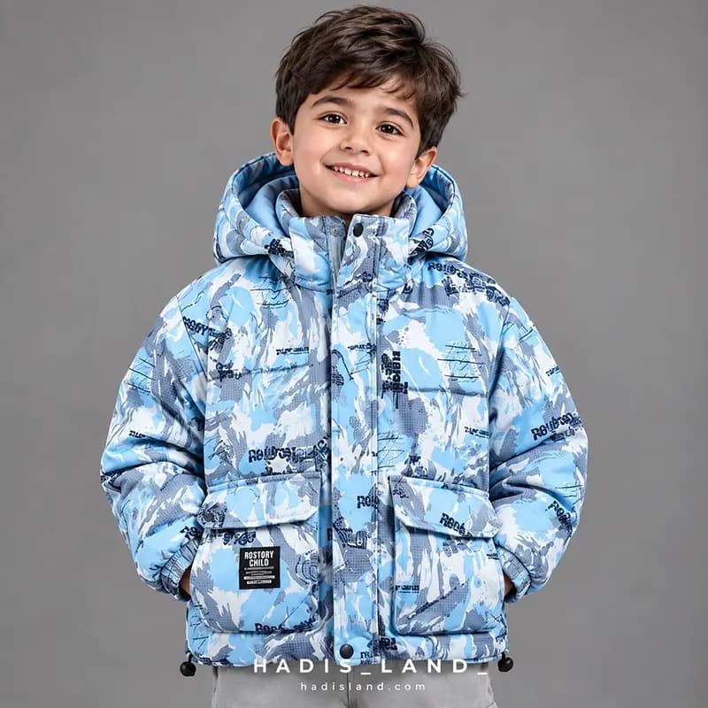 کاپشن پسرانه وارداتی کد CL-00158 — تصویر ۲