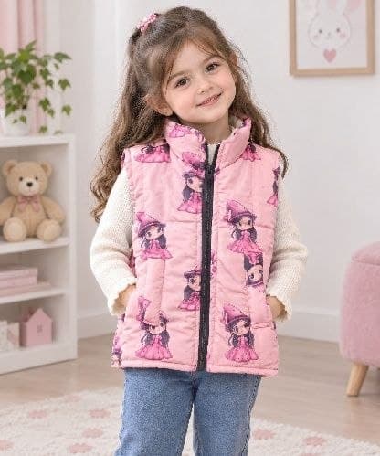 پافر بچگانه طرح‌دار 🌸🧸