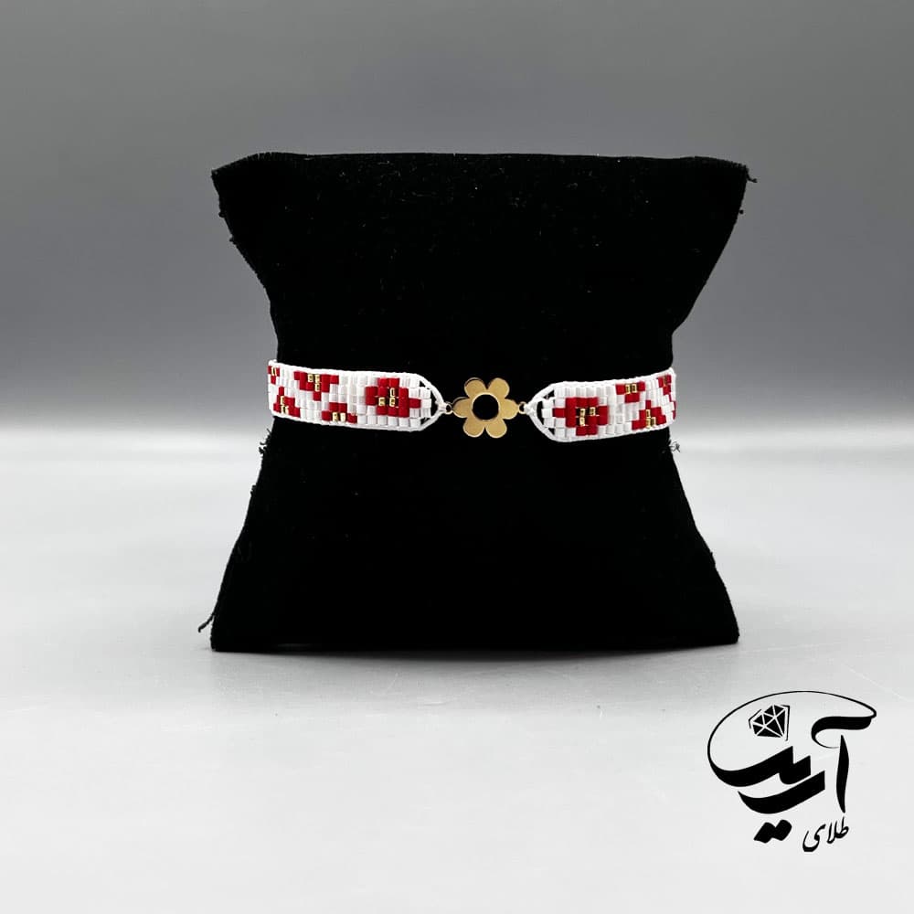 دستبند طلا و میوکی زنانه کد 1353
