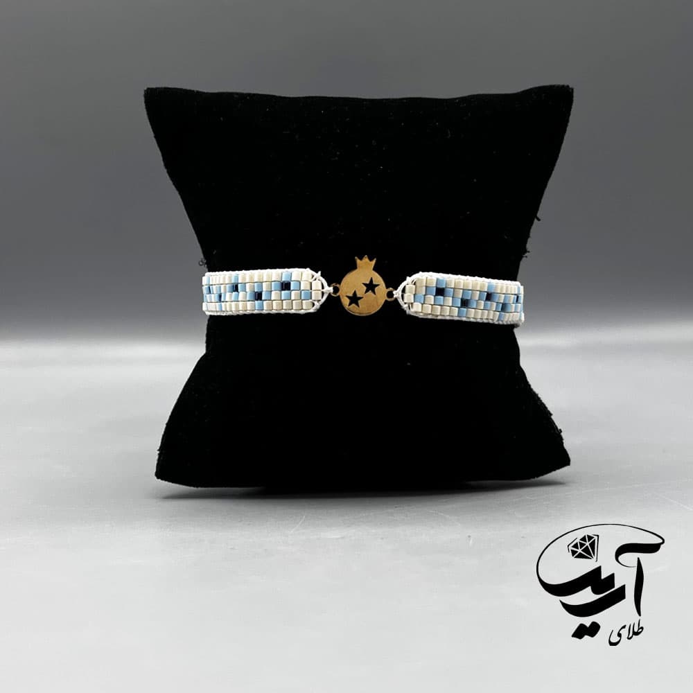 دستبند طلا و میوکی زنانه کد 1351