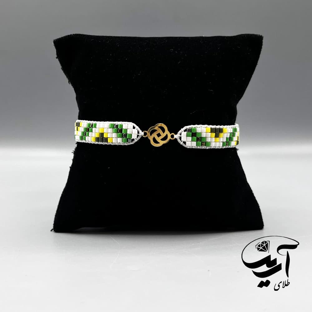 دستبند طلا و میوکی زنانه کد 1344