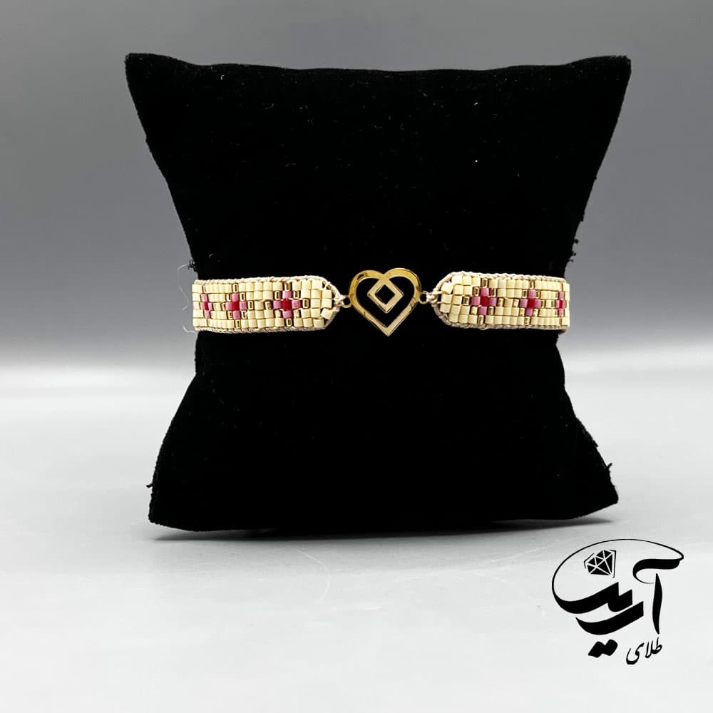 دستبند طلا و میوکی زنانه کد 1334