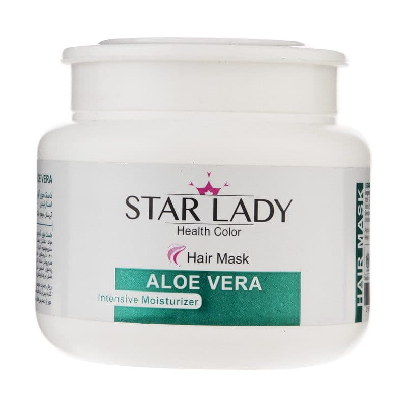 ماسک مو استارلیدی مدل Aloe Vera حجم 500 میلی لیتر ا Star Lady Aloe Vera Hair Mask 500 ml