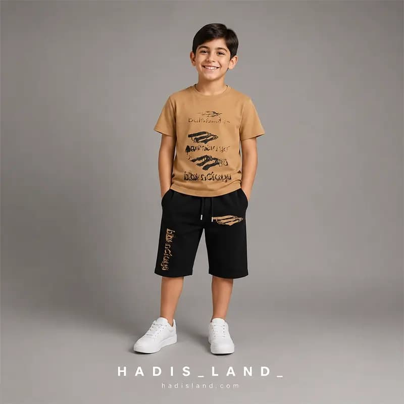 تیشرت و شلوارک پسرانه کد CL-00098