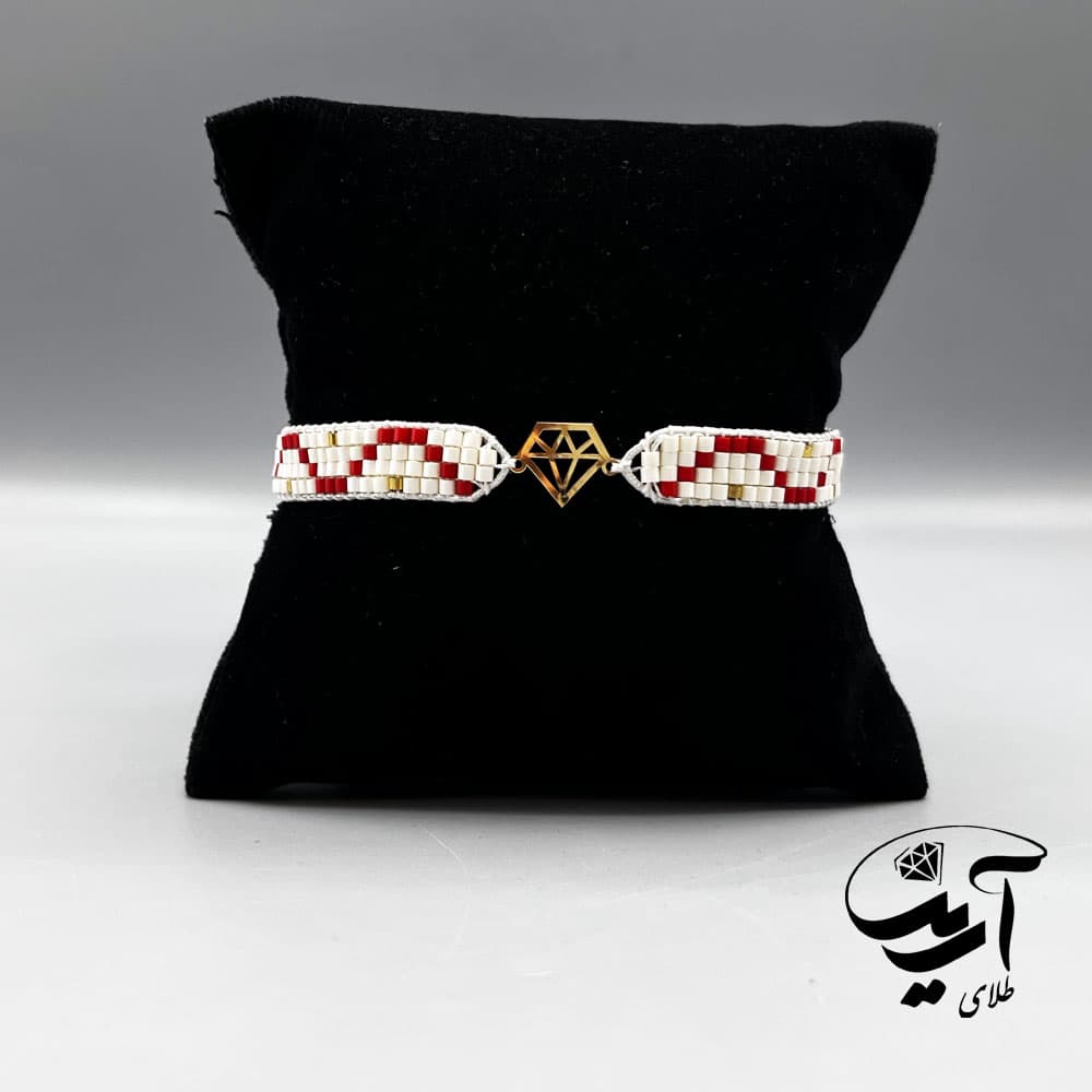 دستبند طلا و میوکی زنانه کد 1330