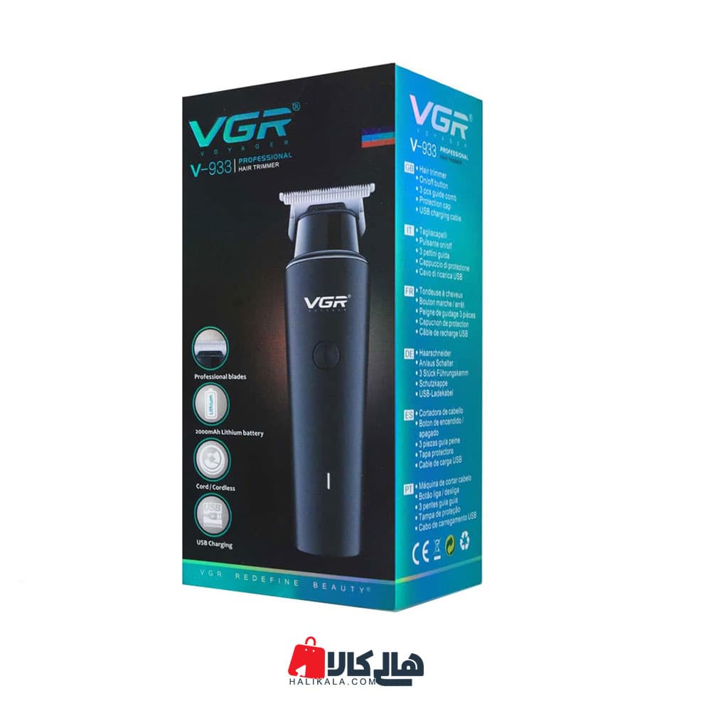 ماشین اصلاح موی سر و صورت وی جی ار مدل V-933 — تصویر ۱۲