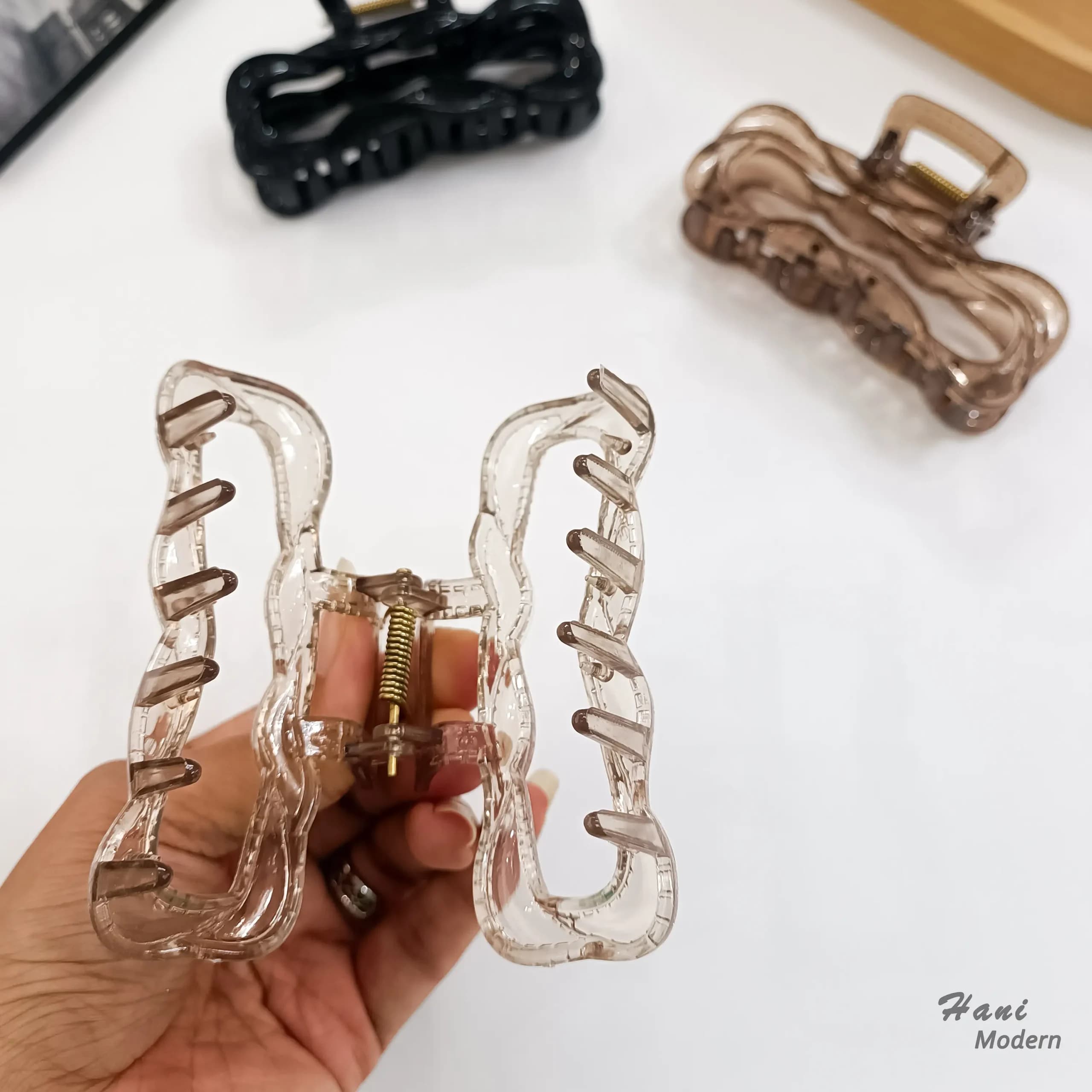 کلیپس مستطیل طرح چرم — تصویر ۴