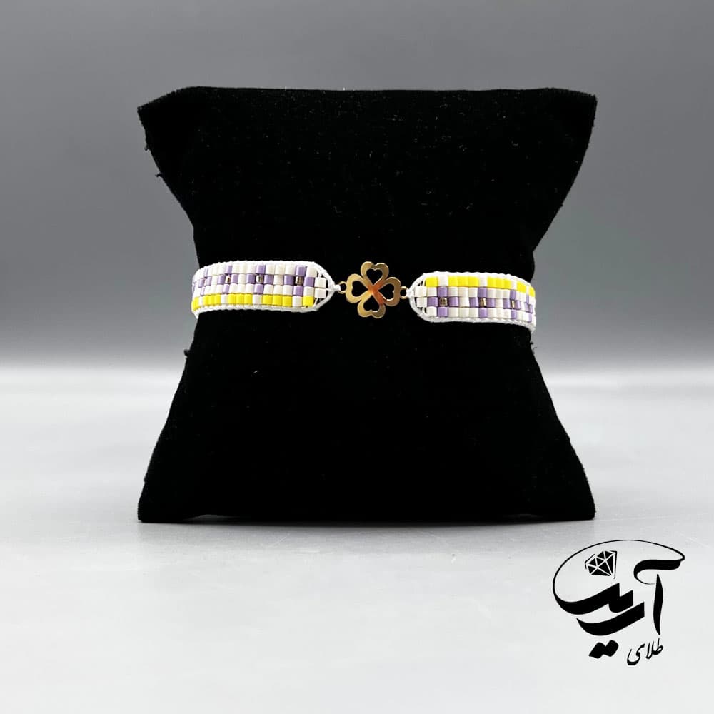 دستبند طلا و میوکی زنانه کد 1325