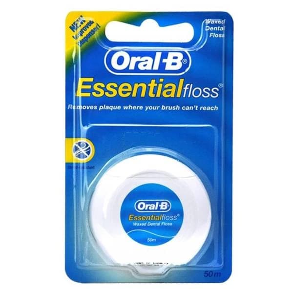 نخ دندان اورال بی مدل Essential floss حاوی عصاره نعنا