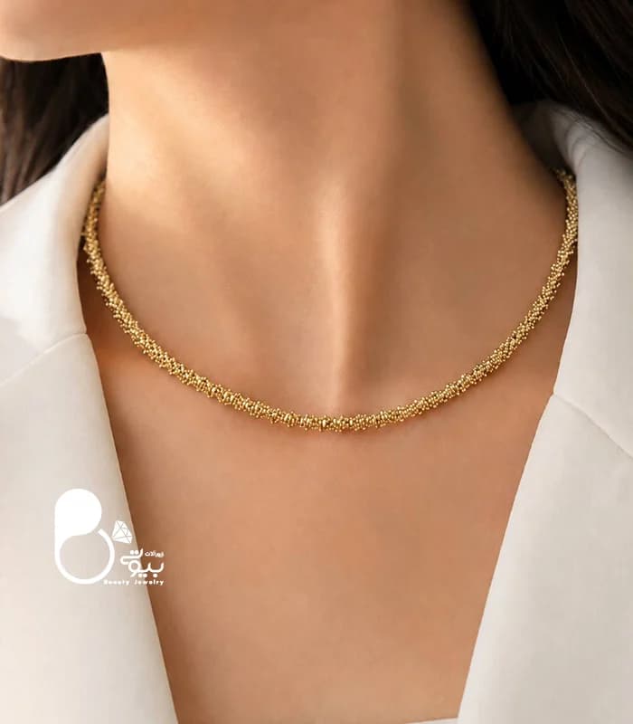 گردنبند طوق زنانه خاویاری ترک — تصویر ۳