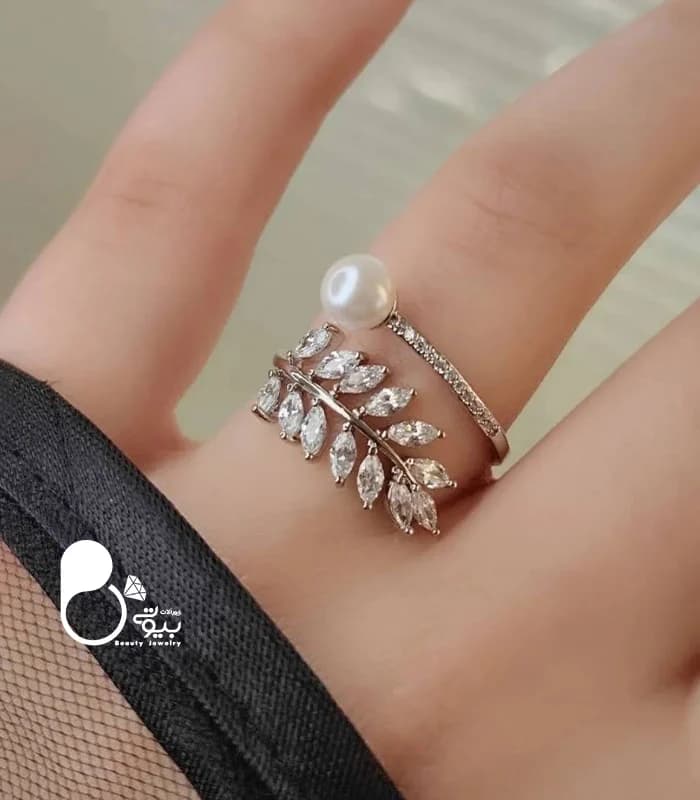 انگشتر زنانه ژوپینگ گندمی — تصویر ۵