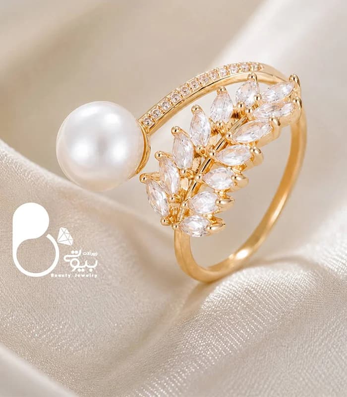 انگشتر زنانه ژوپینگ گندمی