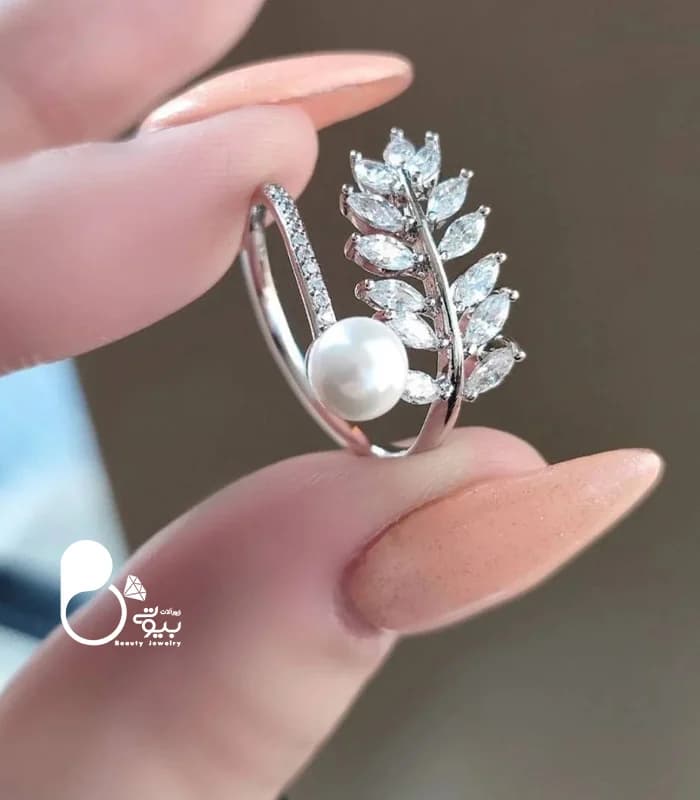 انگشتر زنانه ژوپینگ گندمی — تصویر ۴