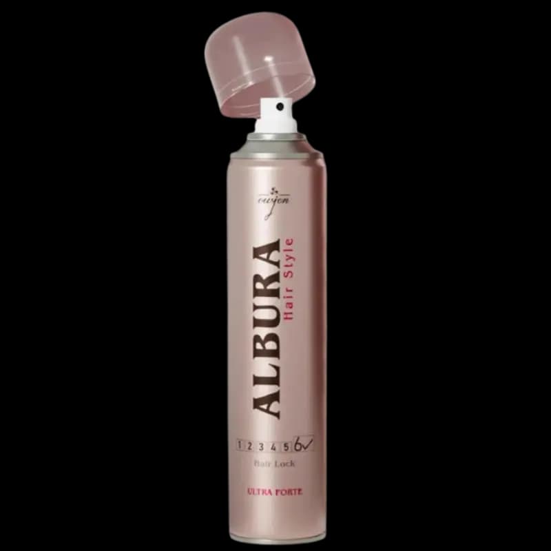 اسپری چسب مو فلزی آلبورا Ultra Forte (250 میل و 400 میل)