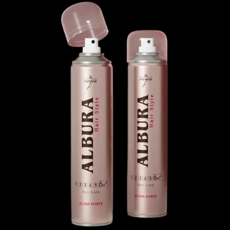 اسپری چسب مو فلزی آلبورا Ultra Forte (250 میل و 400 میل) — تصویر ۸