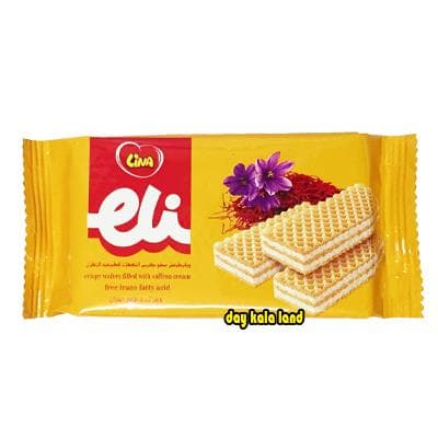 ویفر زعفرانی 40 گرمی لینا
