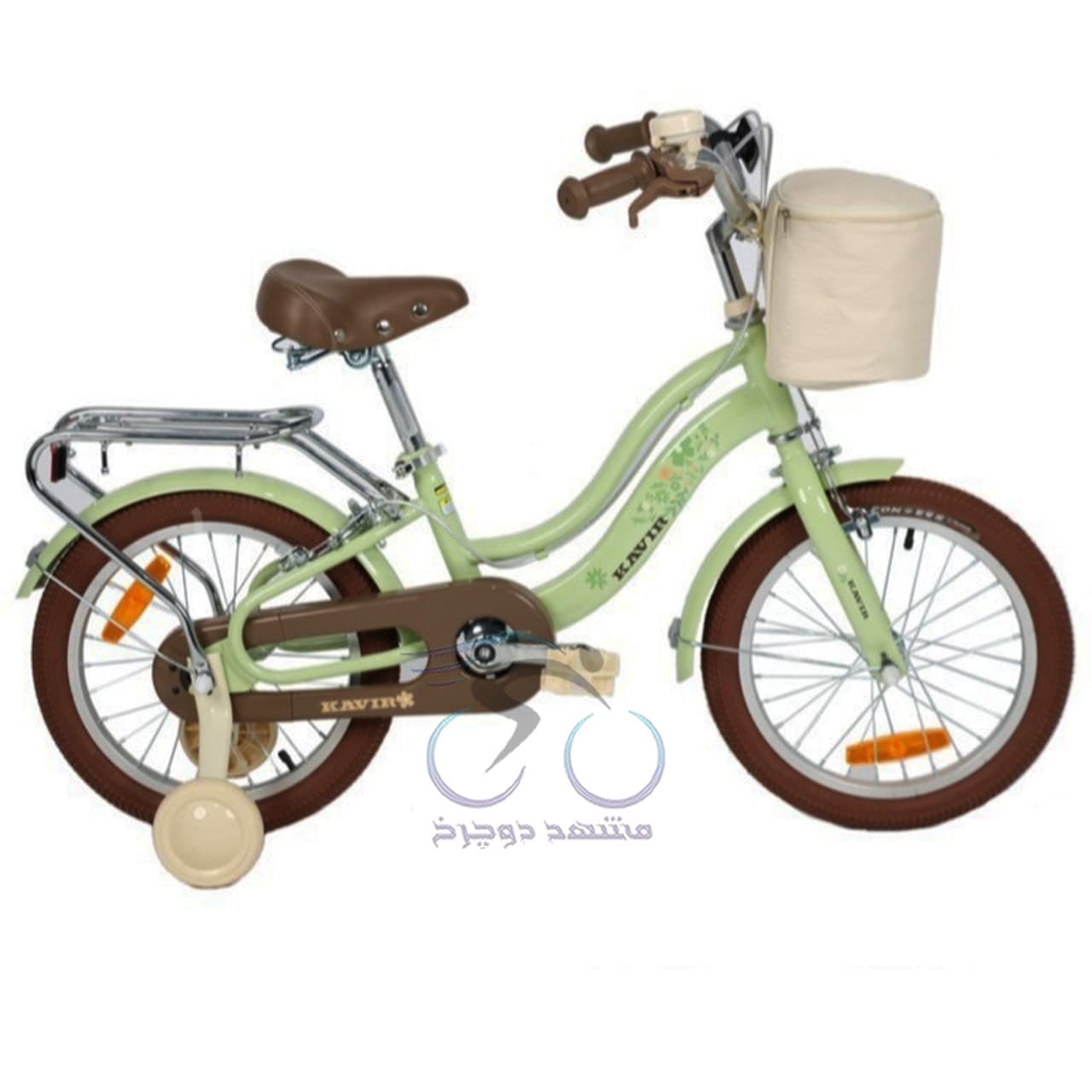 دوچرخه بچه گانه دخترانه کویر KAVIR مدل 3012 سایز 16 ویبریک