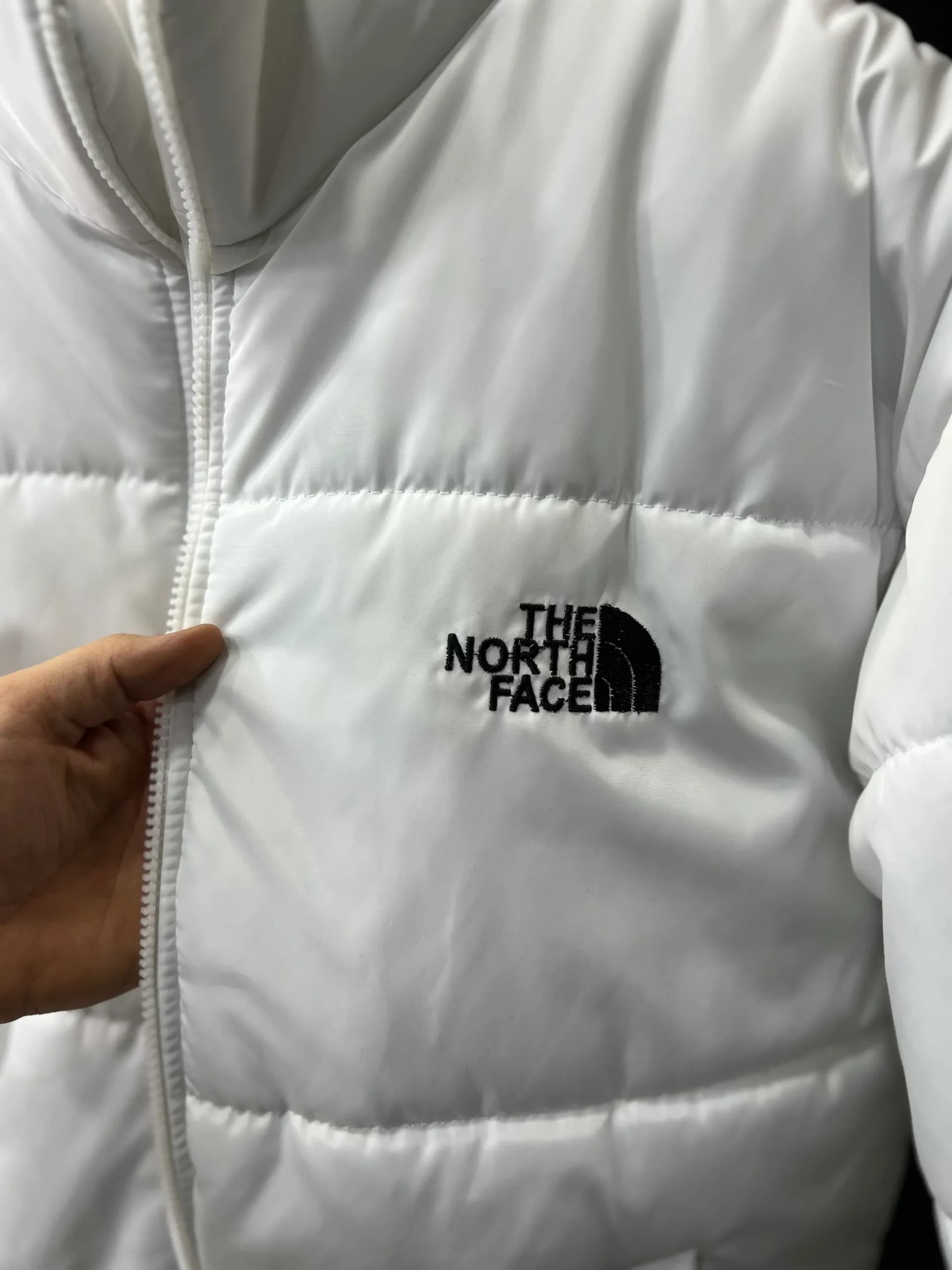 کاپشن north face (نورث فیس) مردانه رنگ سفید — تصویر ۲