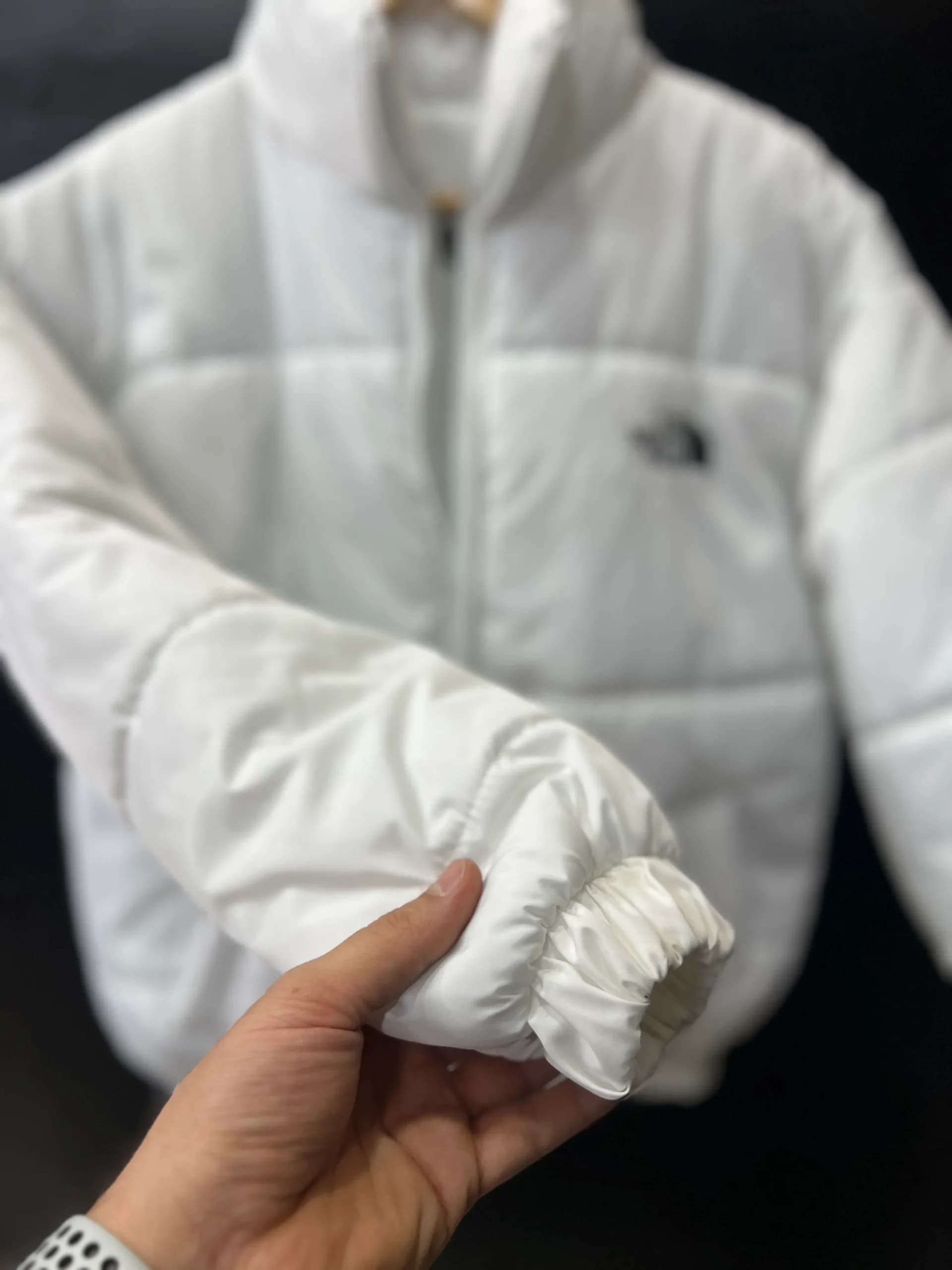 کاپشن north face (نورث فیس) مردانه رنگ سفید — تصویر ۳