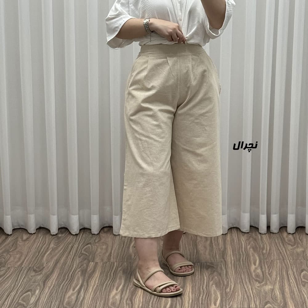 شلوار واید لنین کد F1887 — تصویر ۶